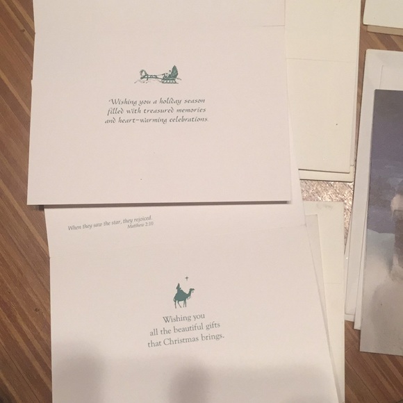 39-piece NWT BOGO holiday cards/envelopes & ribbon - Picture 3 of 13